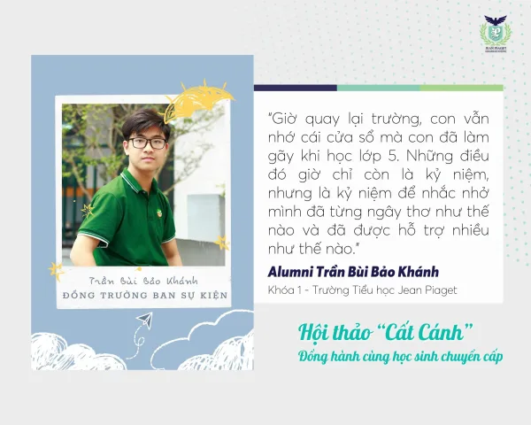 ALUMNI TRẦN BÙI BẢO KHÁNH K1 CHIA SẺ ĐIỀU GÌ VỀ HÀNH TRÌNH "CẤT CÁNH" 6 NĂM TRƯỚC CỦA MÌNH?